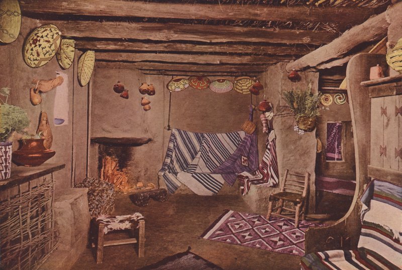 Innenansicht Hopi House, Grand Canyon, Arizona von American Photographer
