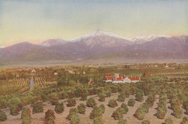 Redlands, Kalifornien, Blick von Smiley Heights (Farbfoto) von American Photographer