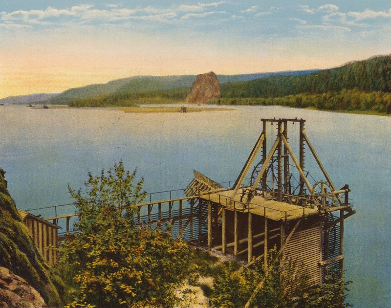 Lachsräder am Columbia River von American Photographer
