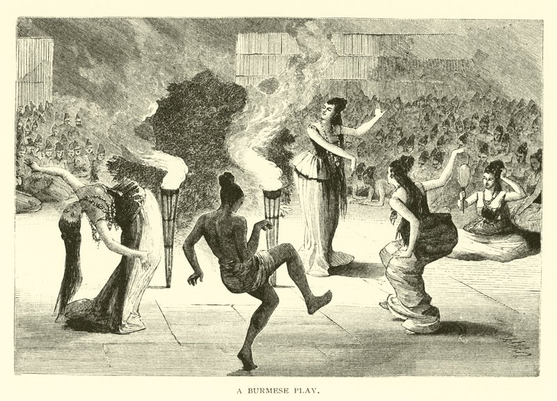 Ein burmesisches Schauspiel von American School