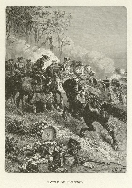Schlacht von Fontenoy von American School