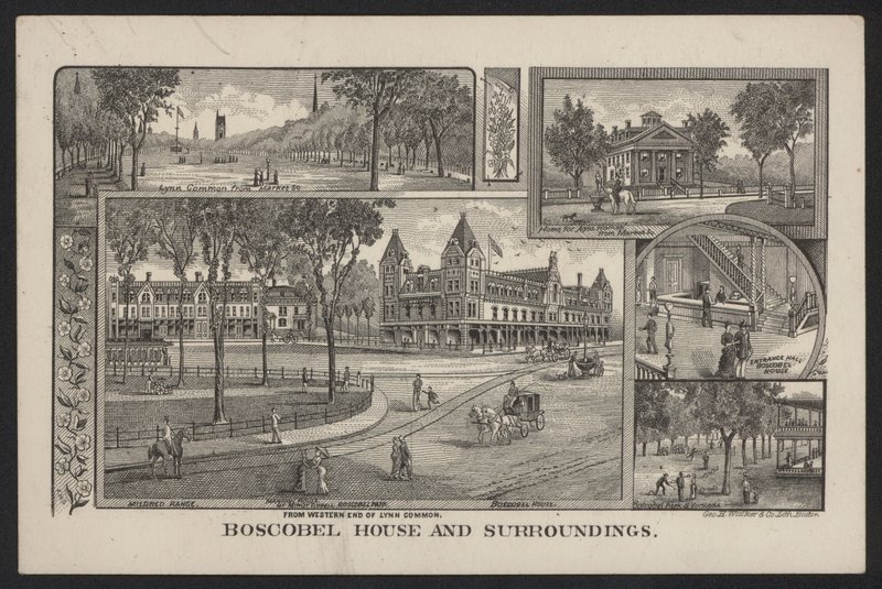 Boscobel House und Umgebung von American School