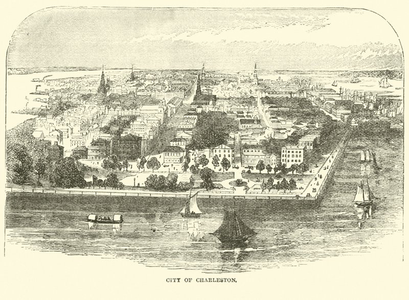 Stadt Charleston, Mai 1862 von American School