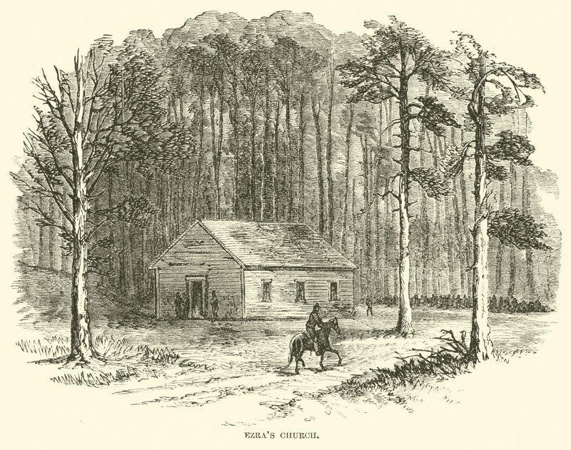 Ezras Kirche, August 1864 von American School