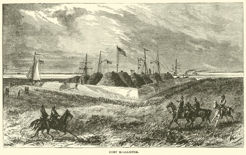 Fort McAllister, November 1864 von American School