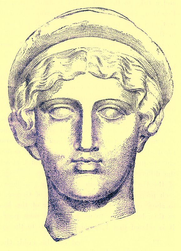 Hebe, Illustration aus Geschichte Griechenlands von Victor Duruy, veröffentlicht 1890 von American School