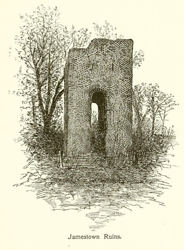 Ruinen von Jamestown von American School