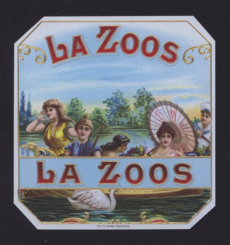 La Zoos, Zigarrenetikett von American School
