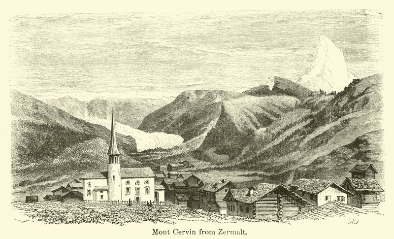 Mont Cervin von Zermatt von American School