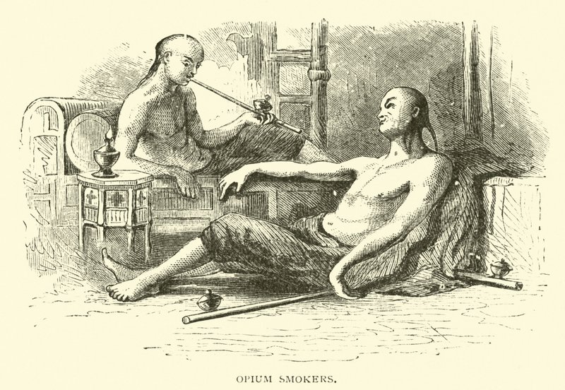 Opiumraucher von American School