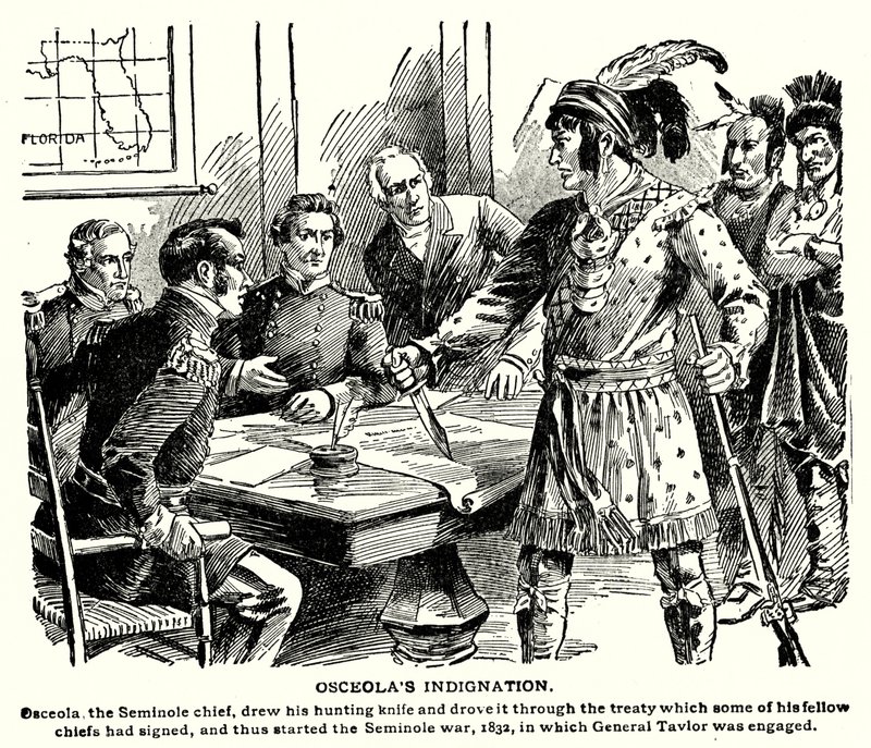 Osceolas Empörung von American School