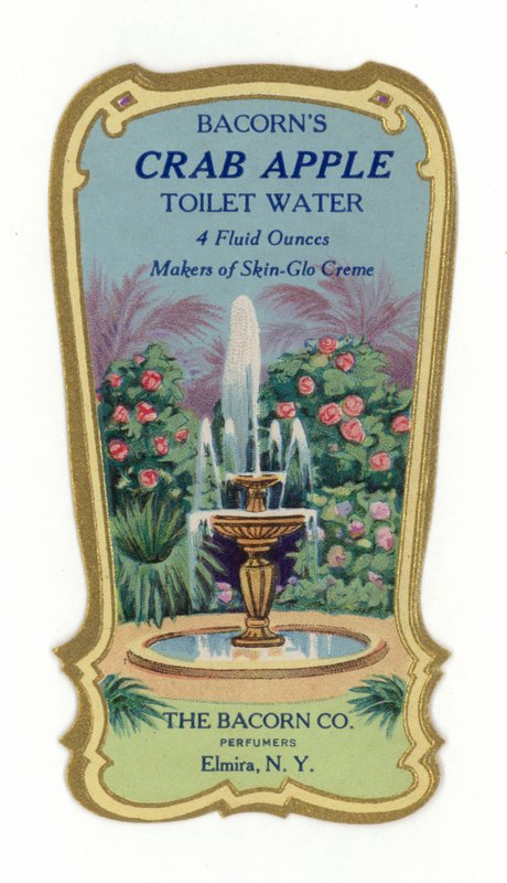 Toilettenwasser Etikett, Crab Apple von American School