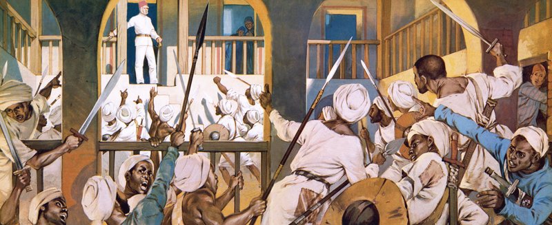 General Gordon kurz vor seiner Ermordung in Khartum im Februar 1865 von Angus McBride