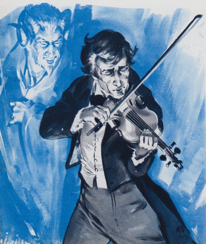 Nicolo Paganini - hatte er seine Seele dem Teufel verkauft von Angus McBride