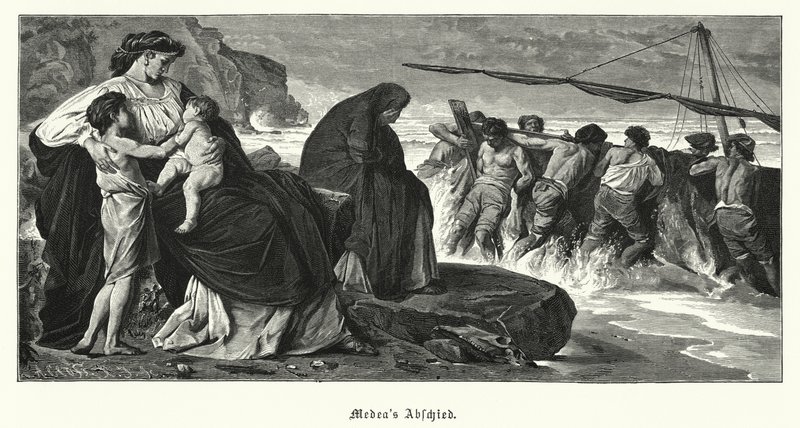 Medeas Abschied: Szene aus Euripides