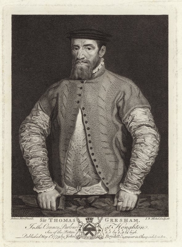 Porträt von Sir Thomas Gresham von Anthonis van Dashorst Mor