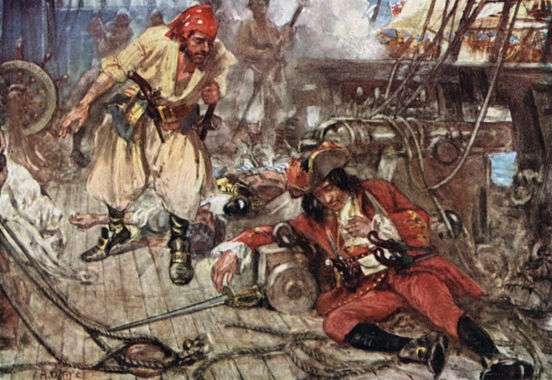 Ein Stephenson ... beschimpfte ihn und forderte ihn auf, aufzustehen und wie ein Mann zu kämpfen von Arthur David McCormick