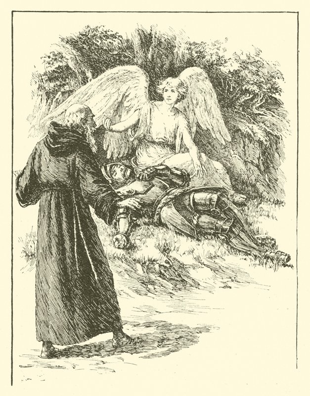 Sir Guyon, Der Champion der Ritterlichkeit (Gravur) von Arthur George Walker