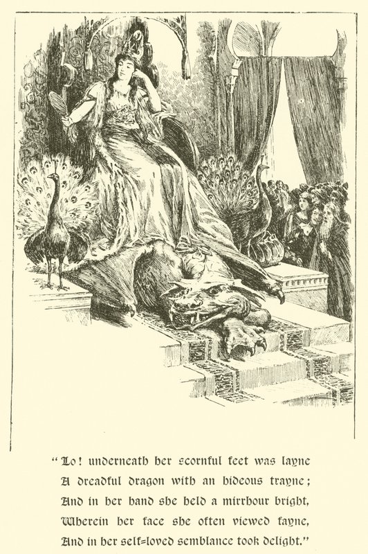 Der Rote Kreuzritter, Das Haus des Stolzes (Gravur) von Arthur George Walker
