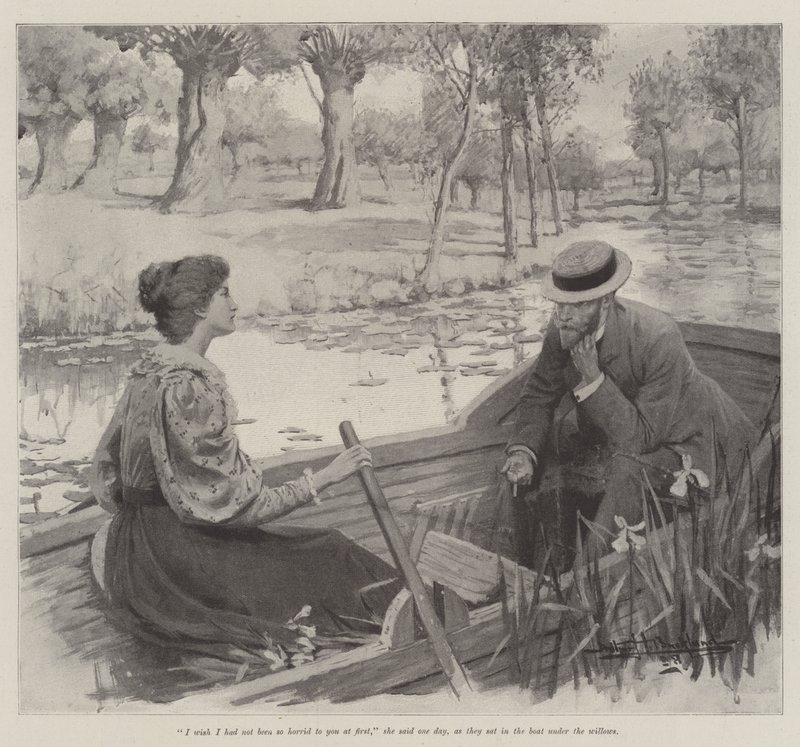 Eine Gewissensfrage, von E. Nesbit von Arthur Herbert Buckland