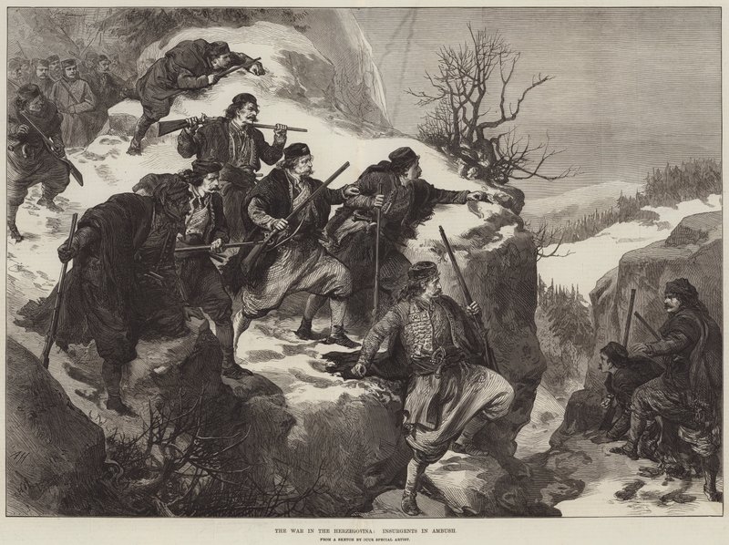 Der Krieg in der Herzegowina, Aufständische im Hinterhalt von Arthur Hopkins