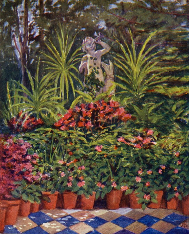 Im Garten der Villa von Marion Crawford von Augustine Fitzgerald