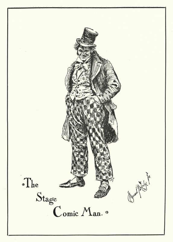 Der Bühnenkomiker (Gravur) von Bernard (after) Partridge