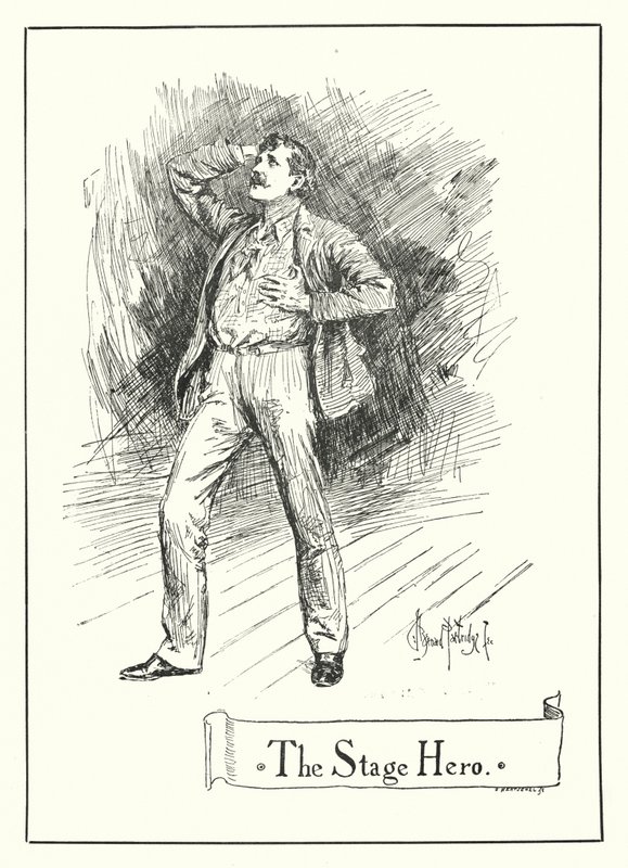 Der Bühnenheld von Bernard (after) Partridge