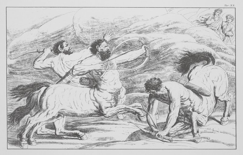 Dantes Göttliche Komödie, Inferno (Hölle), Platte XX von Bernhard Schuler