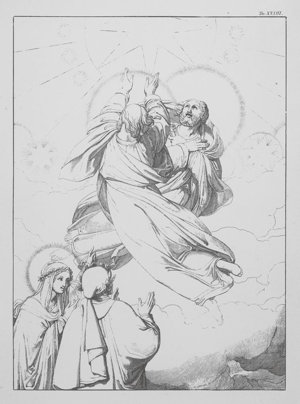 Dantes Göttliche Komödie, Paradiso (Himmel), Platte XXXIII von Bernhard Schuler