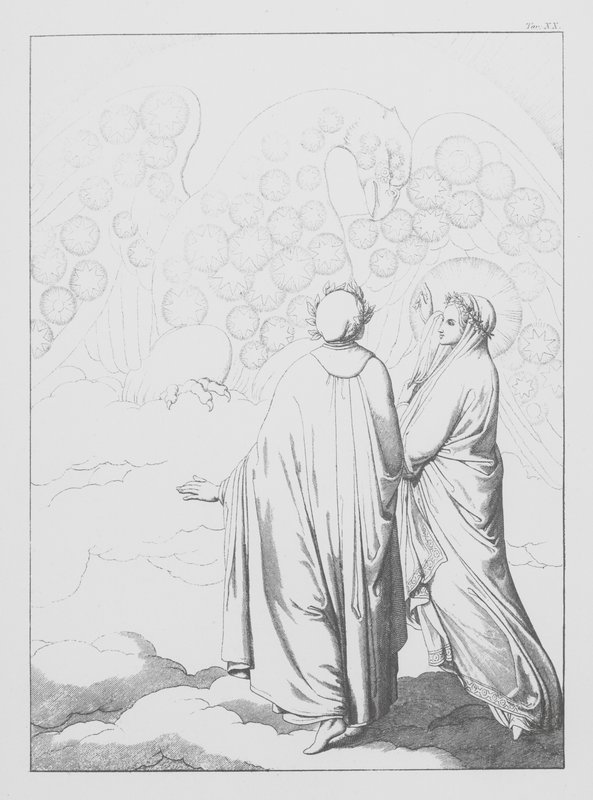 Dantes Göttliche Komödie, Paradiso (Himmel), Platte XX von Bernhard Schuler