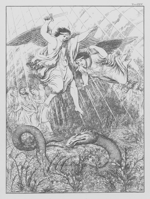 Dantes Göttliche Komödie, Purgatorio (Fegefeuer), Platte XIV von Bernhard Schuler