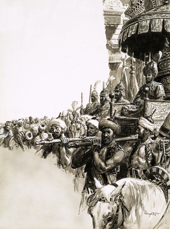 Suleiman der Prächtige wurde von den Menschen in Konstantinopel begeistert empfangen von C.L. Doughty