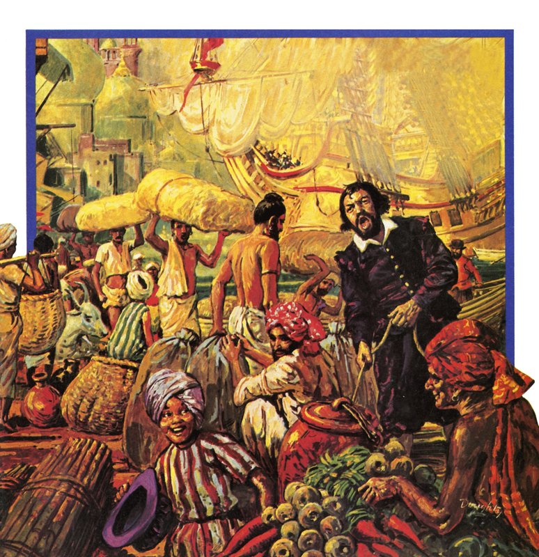 Die Ostindien-Kompanie, gegründet 1600 von C.L. Doughty