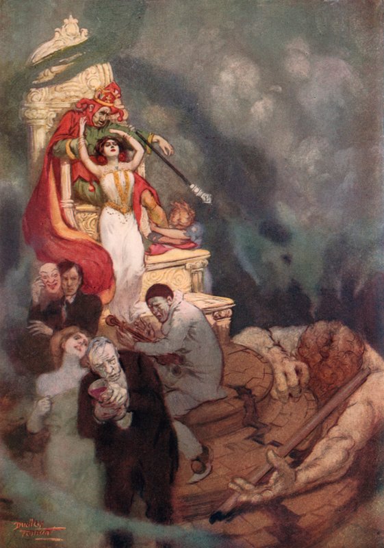 Der Tod der Arbeit von C. Dudley (after) Tennant