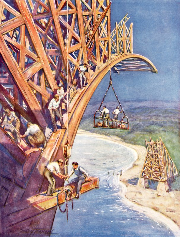 Wie der Brückenbauer seine Eroberungen macht von C. Dudley Tennant