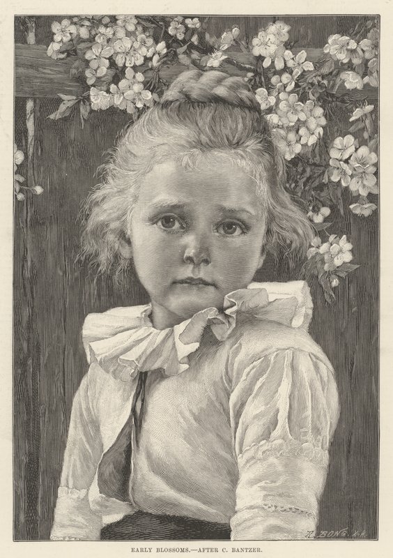 Frühe Blüten von Carl Ludwig Noah Bantzer