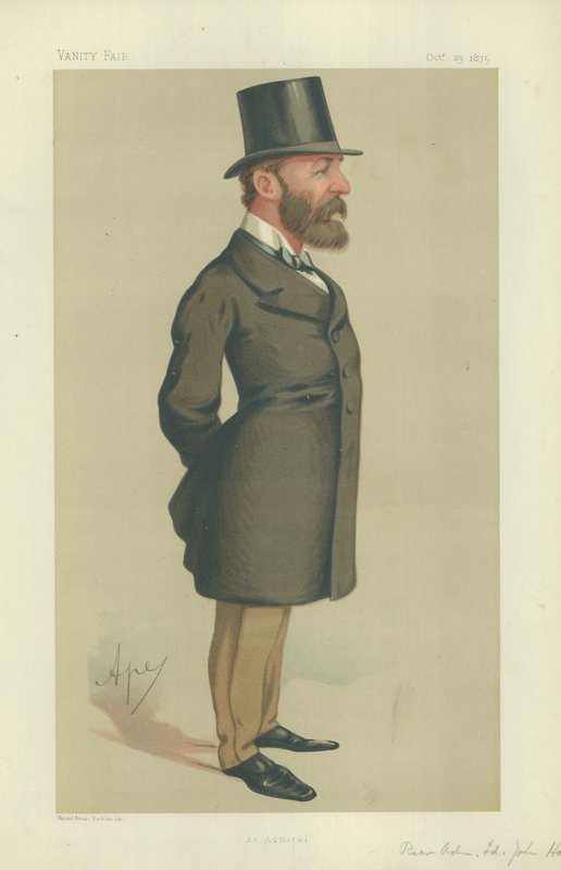 Konteradmiral Lord John Hay von Carlo Pellegrini