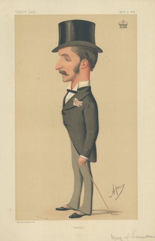 Der Marquis von Lansdowne von Carlo Pellegrini