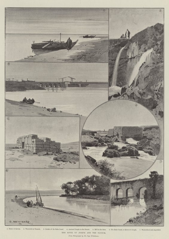 Der Fluss von Joseph und das Fayoum von Charles Auguste Loye