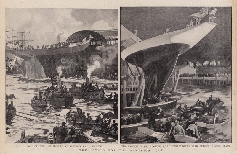 Die Rivalen um den America Cup von Charles Edward Dixon