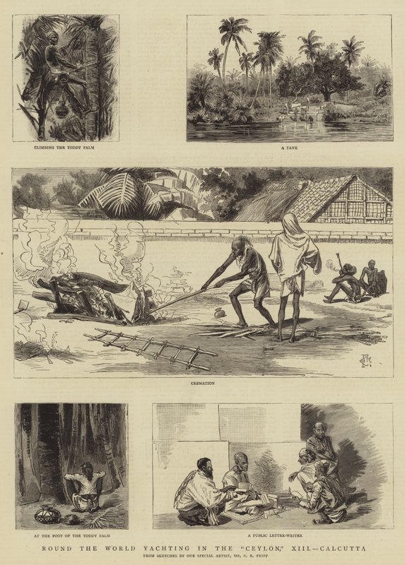 Weltumsegelung auf der Ceylon, XIII, Kalkutta von Charles Edwin Fripp