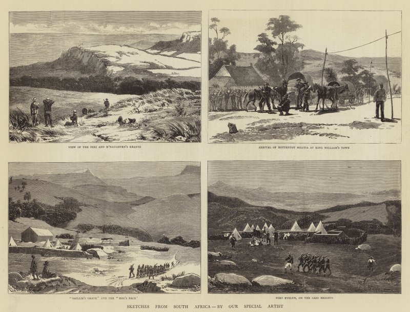 Skizzen aus Südafrika von Charles Edwin Fripp