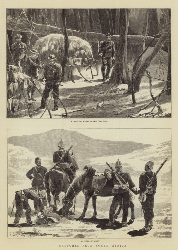 Skizzen aus Südafrika von Charles Edwin Fripp