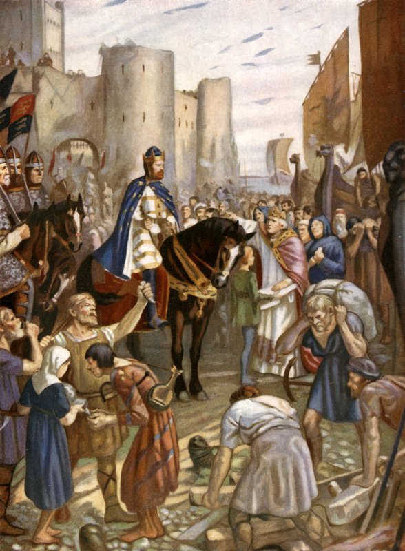 Wilhelm Rufus im Tower of London von Charles Goldsborough Anderson