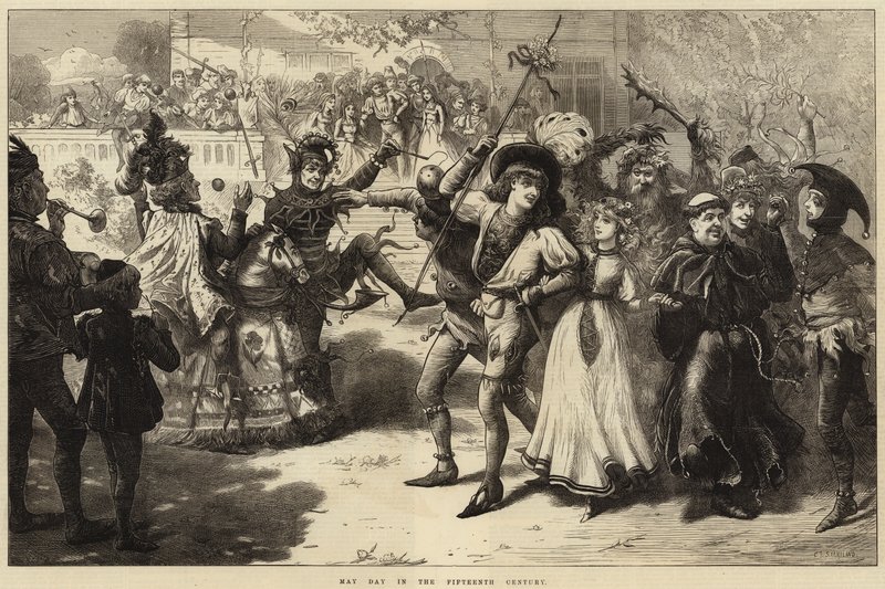 Maifeier im fünfzehnten Jahrhundert von Charles J. Staniland