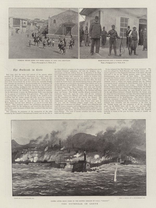 Der Ausbruch auf Kreta von Charles J. Staniland
