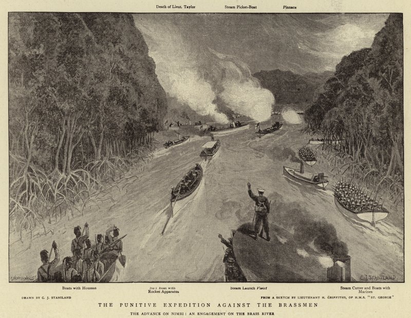 Die Strafexpedition gegen die Brassmen von Charles J. Staniland