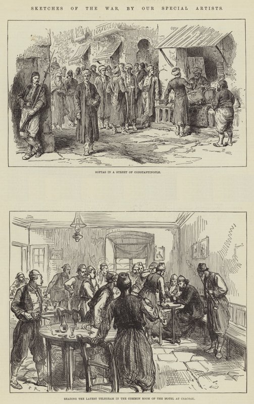 Skizzen des Krieges von Sir John Charles Robinson
