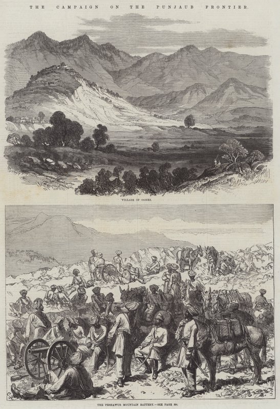 Die Kampagne an der Grenze von Punjab von Sir John Charles Robinson